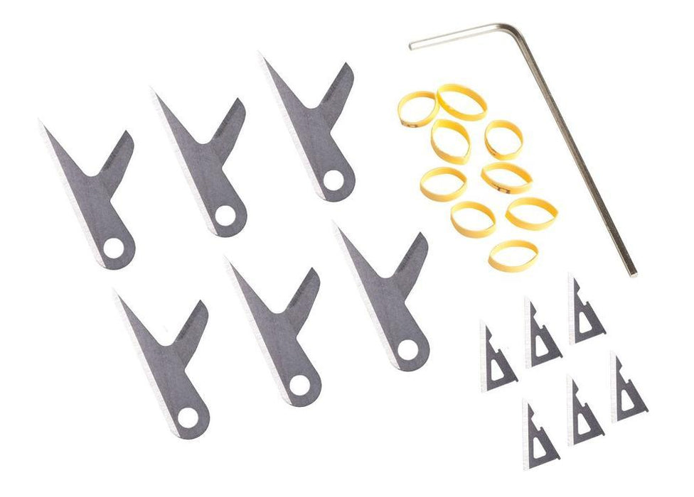 Swhacker 100 Grain Hybrid Broadhead Replacement Blade Kit 6 Pack