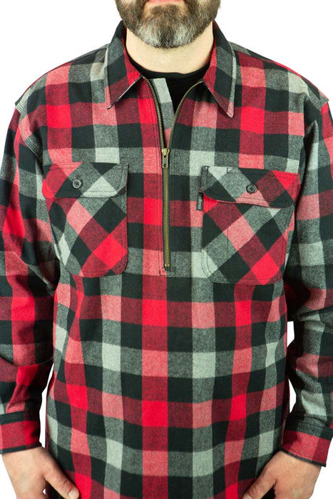 Five Brother Workwear Men's Original 9oz Western Brawny Flannel Shirt