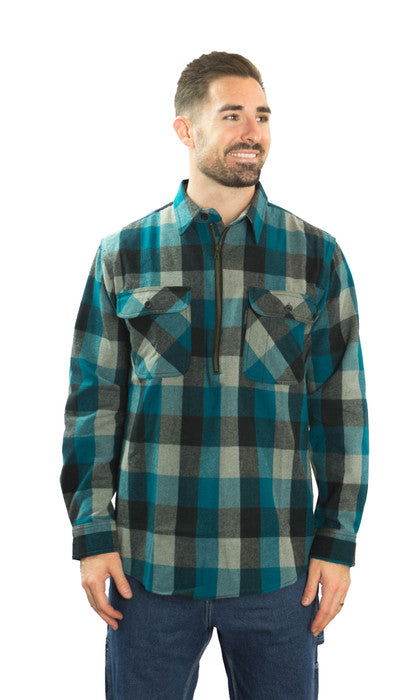 Five Brother Workwear Men's Original 9oz Western Brawny Flannel Shirt