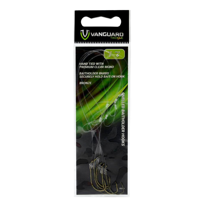 Vanguard Snelled Baitholder Hooks