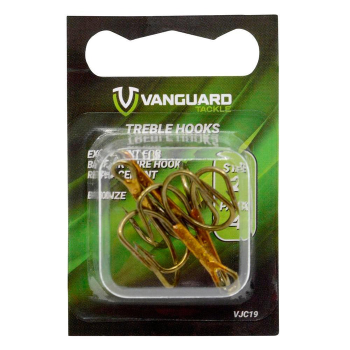 Vanguard Treble Hooks Size 2 Pack of 4