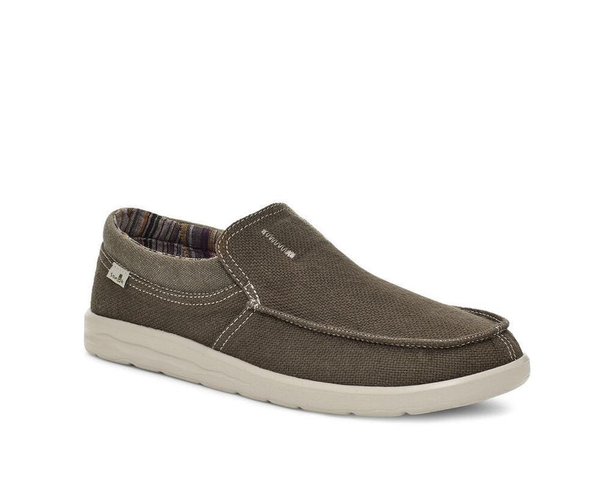 Sanuk Mens Hi Bro Lite Hemp Slip On Shoe