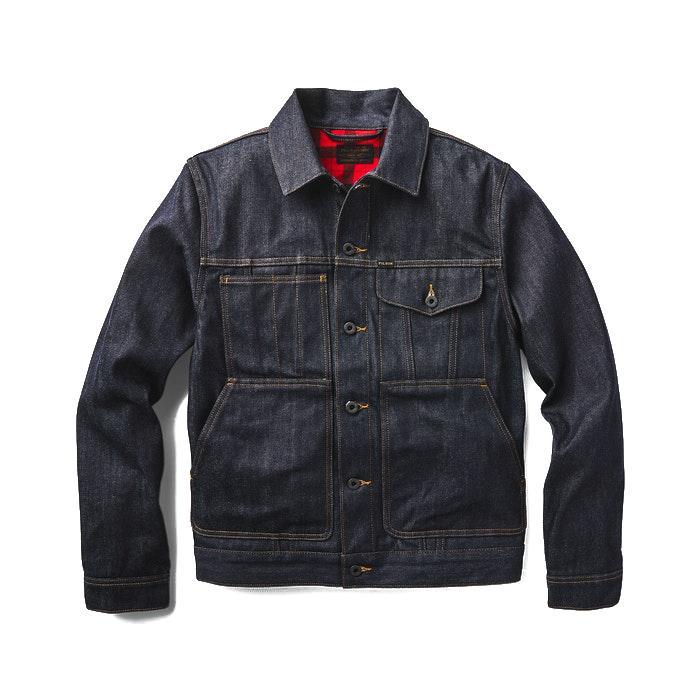 Filson Mens Lined Denim Short Cruiser Jacket