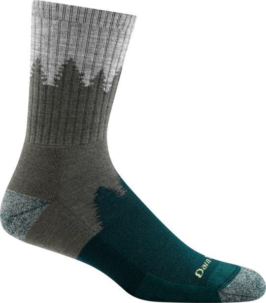 Darn Tough Mens Number 2 Micro Crew Midweight Hiking Sock