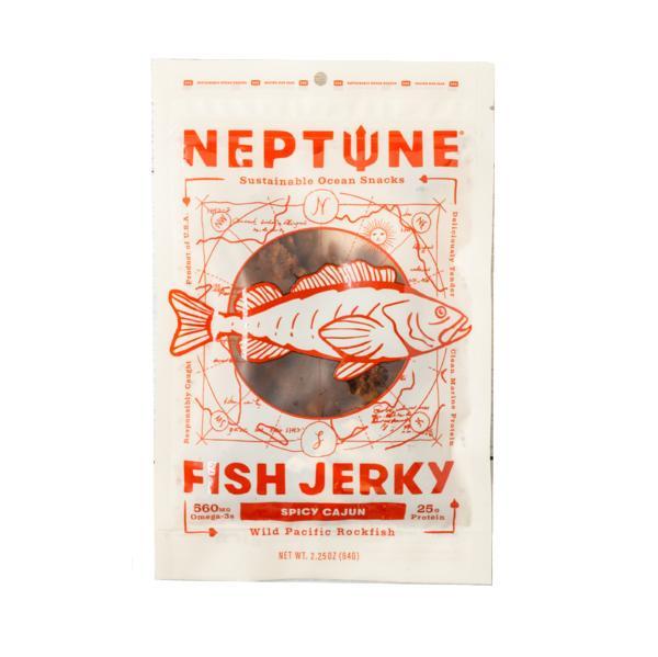 Neptune Snacks Spicy Cajun Fish Jerky