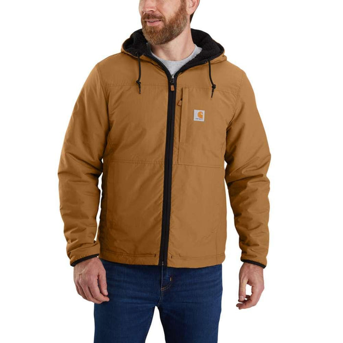 Carhartt Mens Rain Defender Relaxed Fit Reversible Fleece Lined Jacket