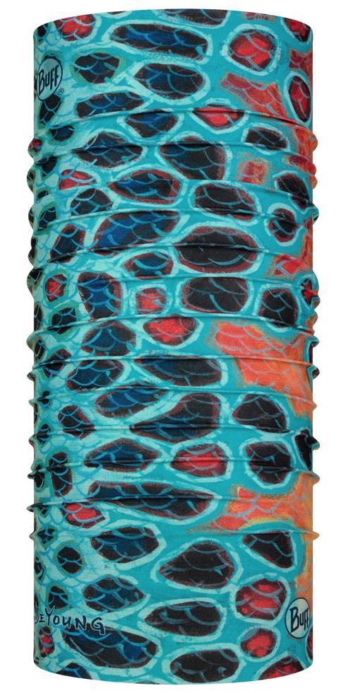 Coolnet UV Multifunctional Neckwear | Deyoung Brown Flank Orange