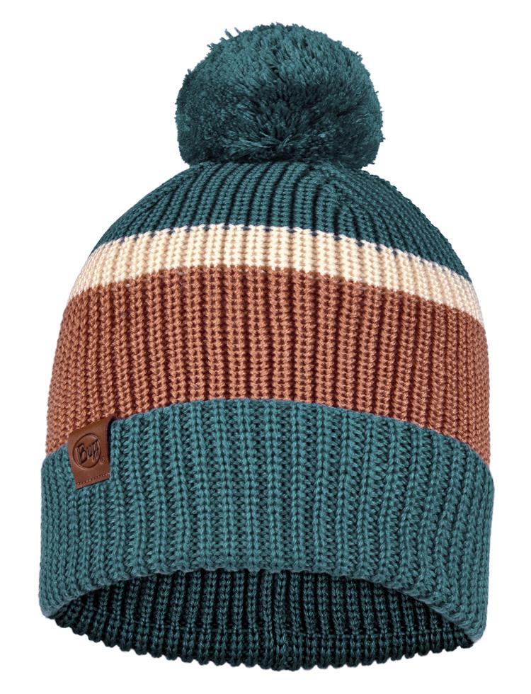 Buff Knitted Beanie | Elon Dusty Blue