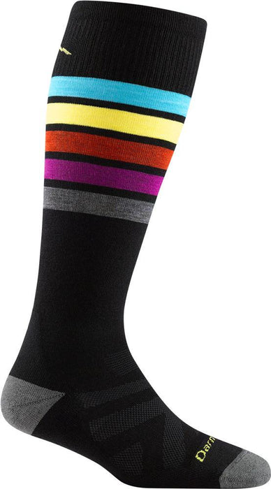 Darn Tough Womens Snowburst Over the Calf Midweight Ski Sock