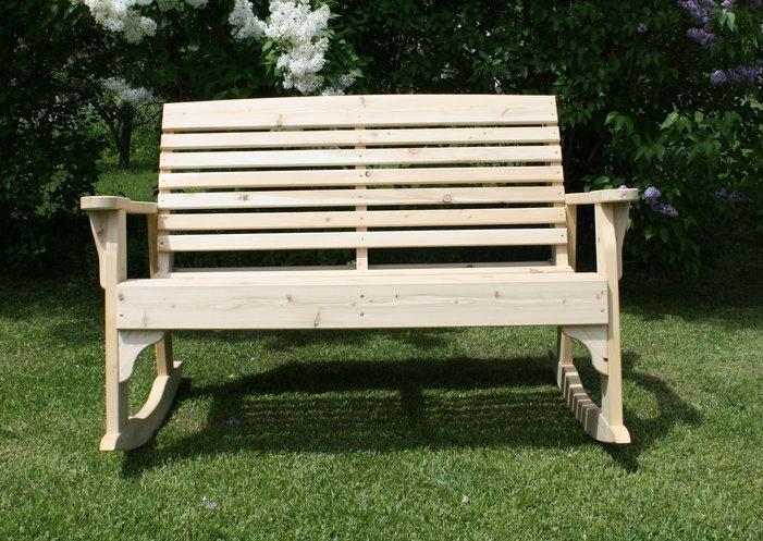 Essex Industries Cedar Double Porch Rocker 46inch