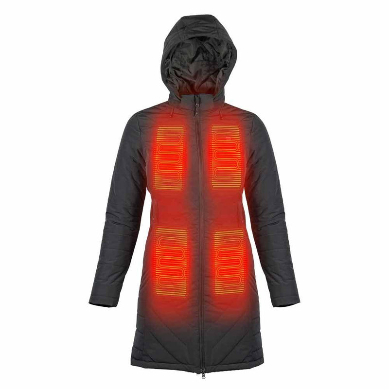 Women's Meridian Heated Parka | Black