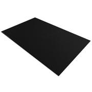 Black repair patch on a white background