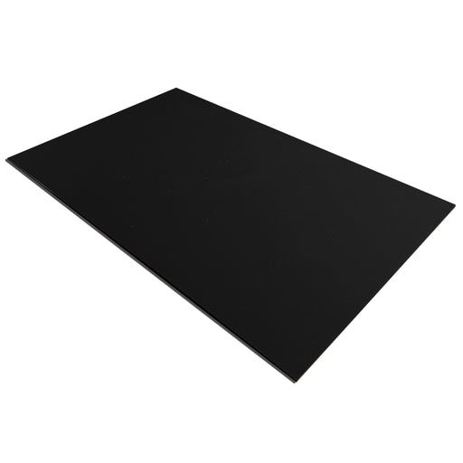 Black repair patch on a white background