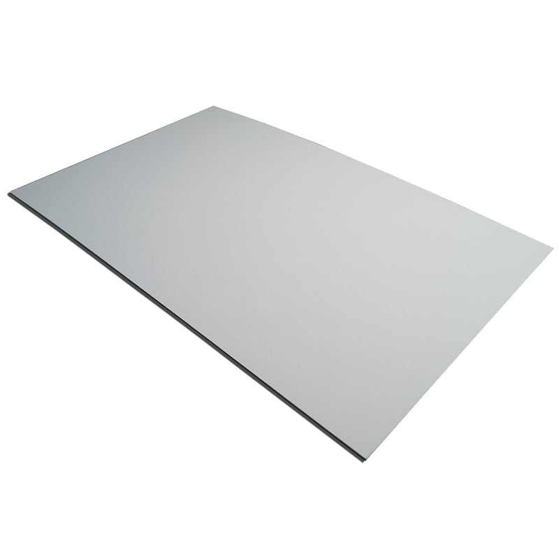 A rectangular thermoplastic repair patch shown at an angle on a plain white background.