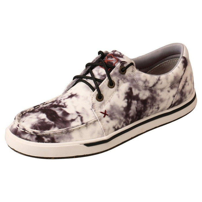 Twisted X Womens Kicks in Black and White Tie Dye