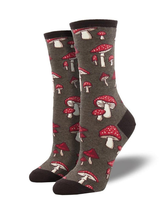 Socksmith Womens Pretty Fly for a Fungi Crew Socks