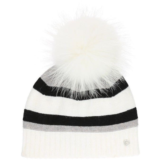 Chaos Roma Striped Pom Beanie