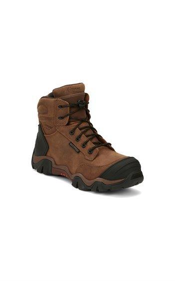 Men's Cross Terrain Nano Waterproof Comp Toe 6" Boot | Bourbon