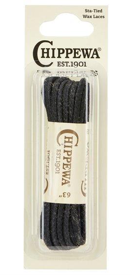 Chippewa 63in Waxed Black Laces