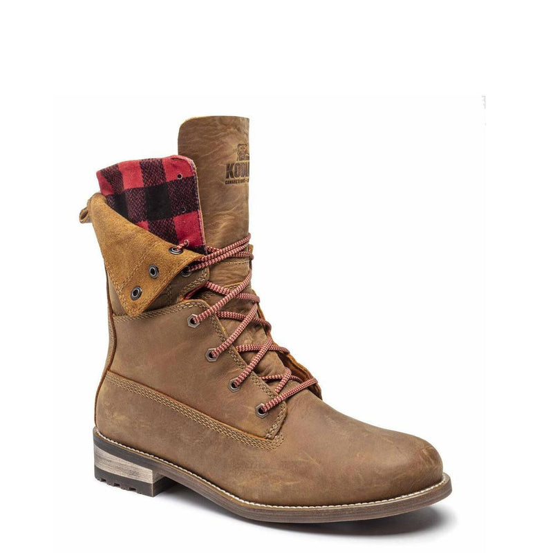 Women's Cloverdale Plaid Waterproof Boot | Wheat Muddy River