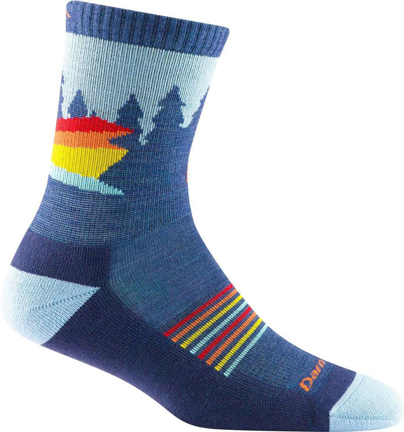 Kids' Van Wild Micro Crew Lightweight Hiking Sock | Denim