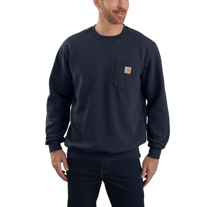 Carhartt Mens Loose Fit Midweight Crewneck Pocket Sweatshirt