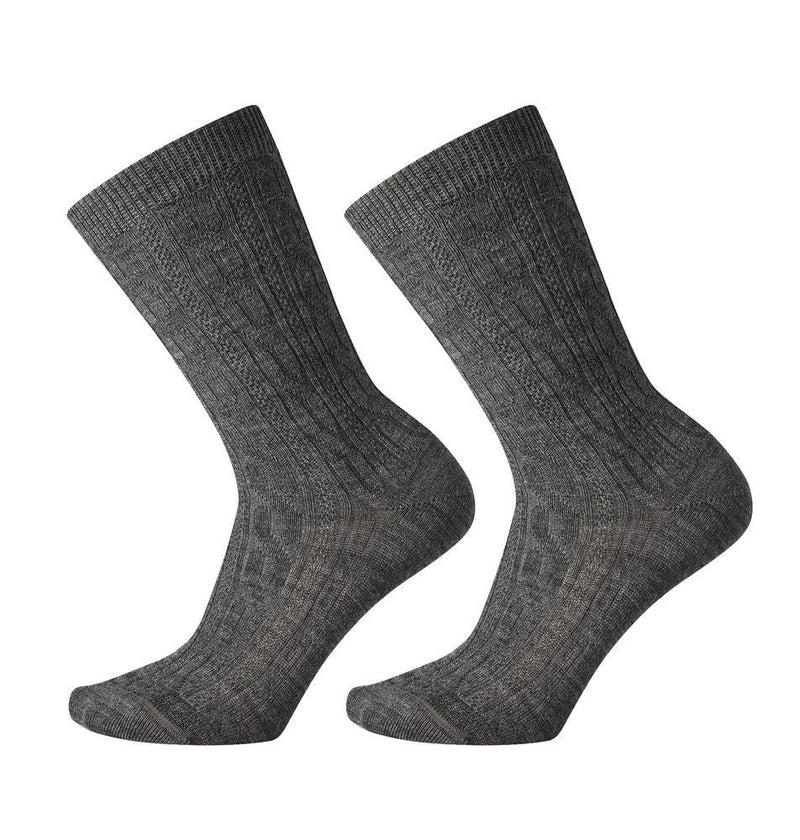 Smartwool Womens Everyday Cable Crew Socks 2 Pack