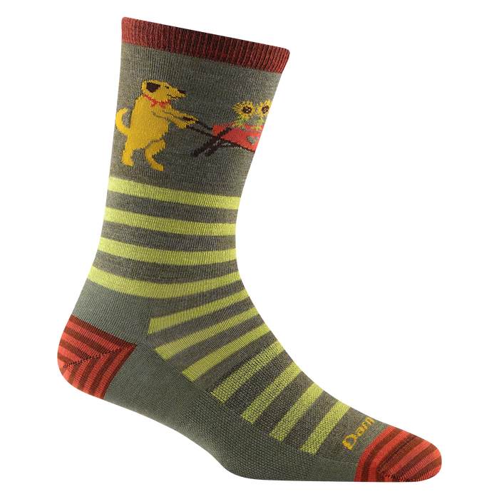 Darn Tough Womens Animal Haus Lightweight Crew Sock