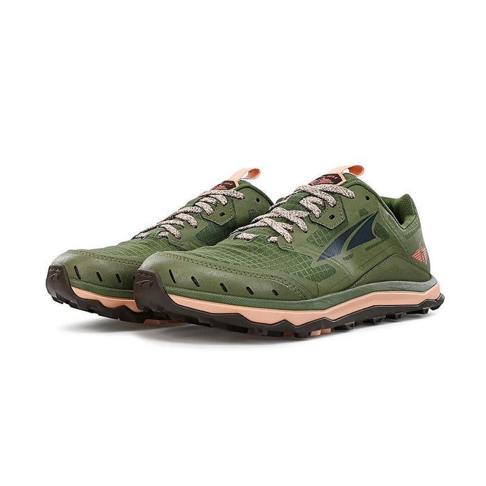 Altra Womens Lone Peak 6 Trail Running Shoe in Dusty Olive