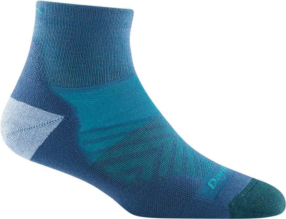 Darn Tough Womens Run Ultralight Cushion Quarter Sock