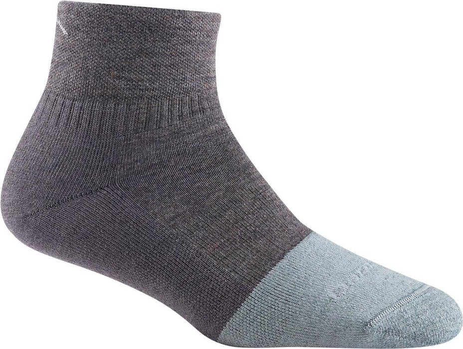 Darn Tough Womens Steely Midweight Quarter Work Sock