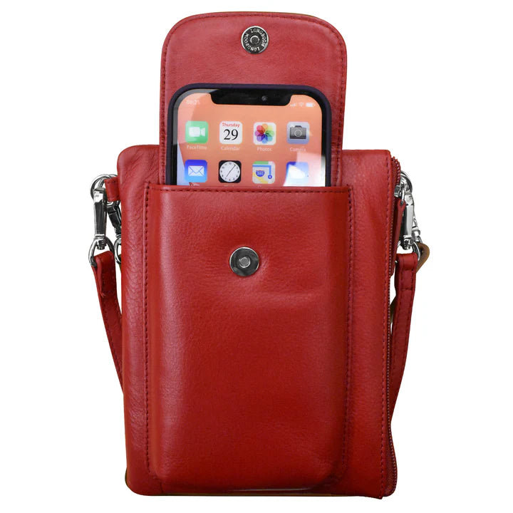 Two Way Phone Bag | Red