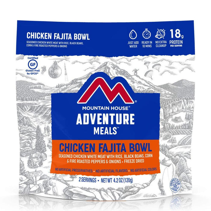 Mountain House Chicken Fajita Bowl Freeze Dried Meal