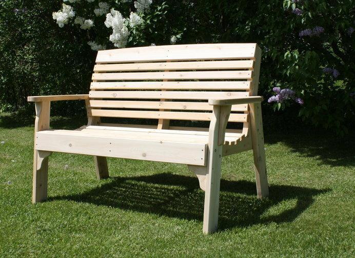 Essex Industries Cedar Porch Bench 46 Inch Wide