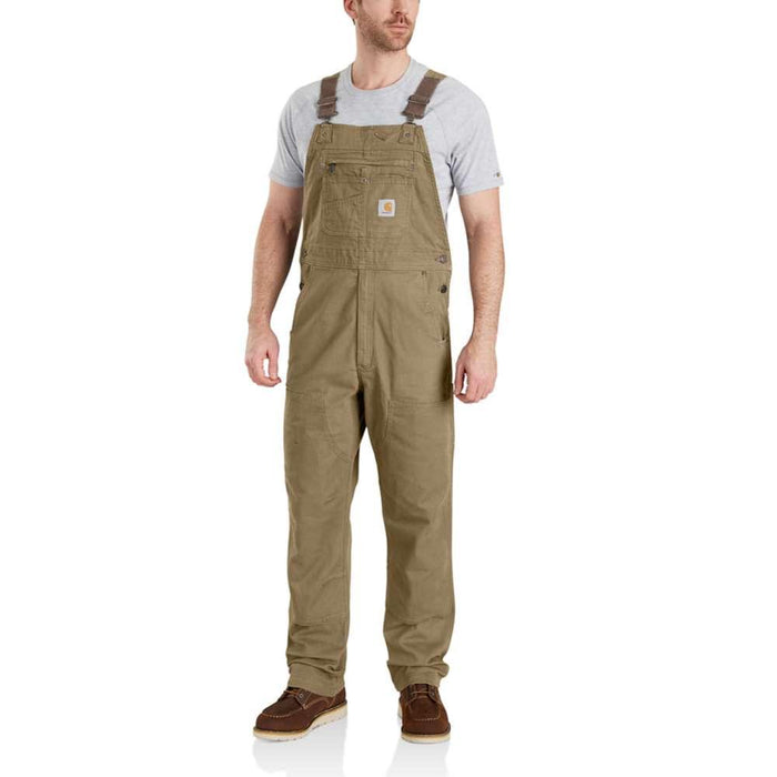 Carhartt Mens Rugged Flex Relaxed Fit Canvas Bib Overall