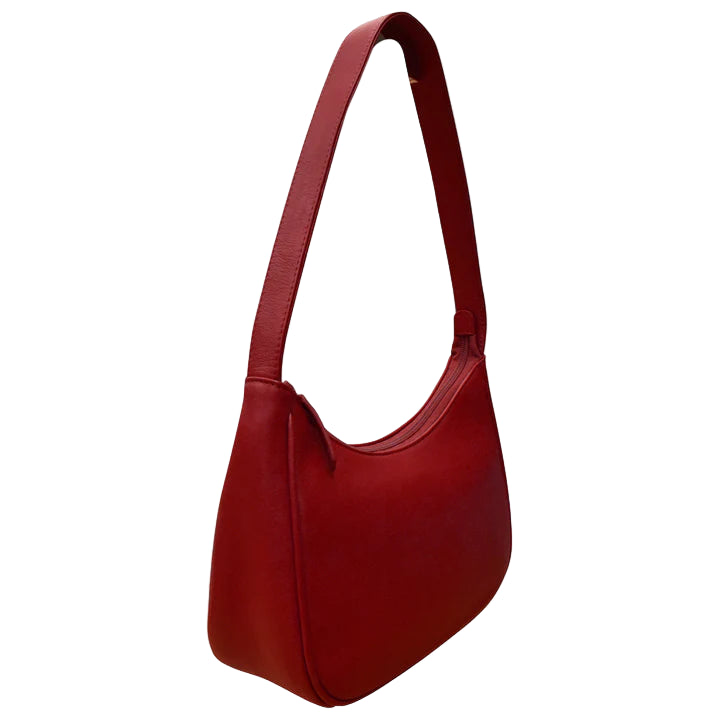 Hobo Shoulder Bag | Red
