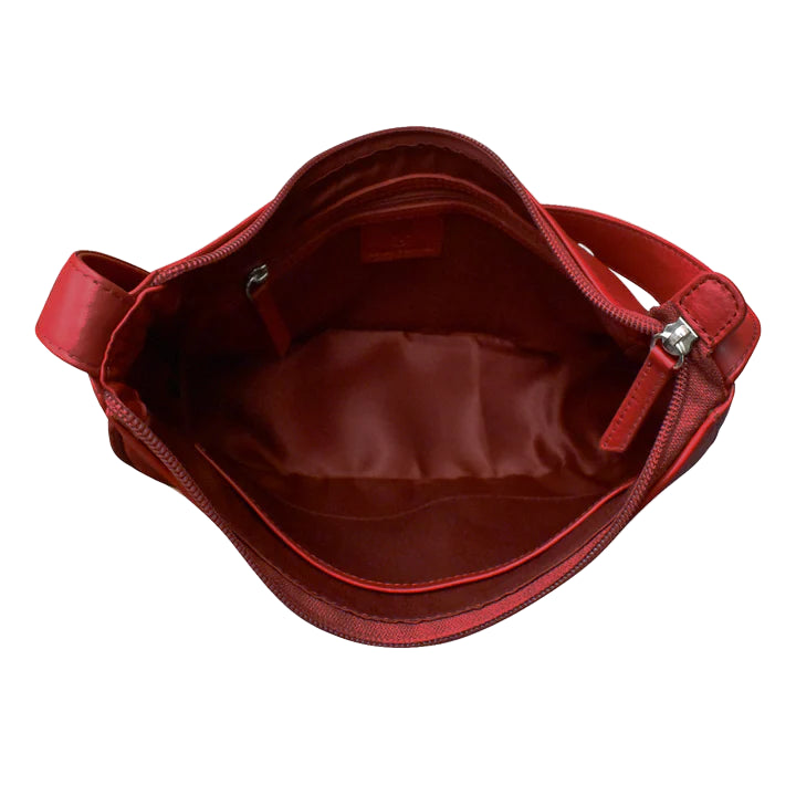Hobo Shoulder Bag | Red