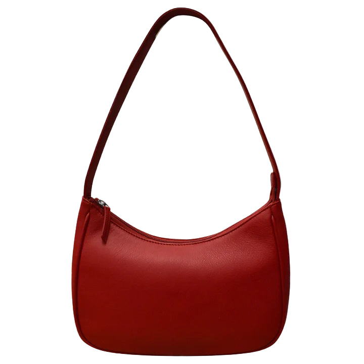 Hobo Shoulder Bag | Red