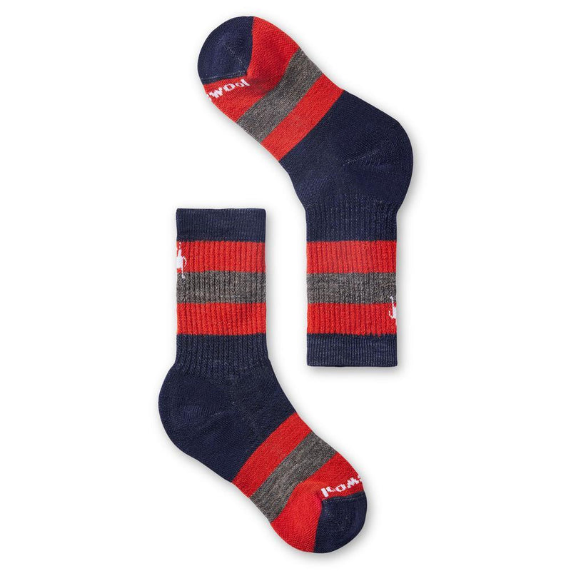 Kids' Hike Full Cushion Striped Crew Socks