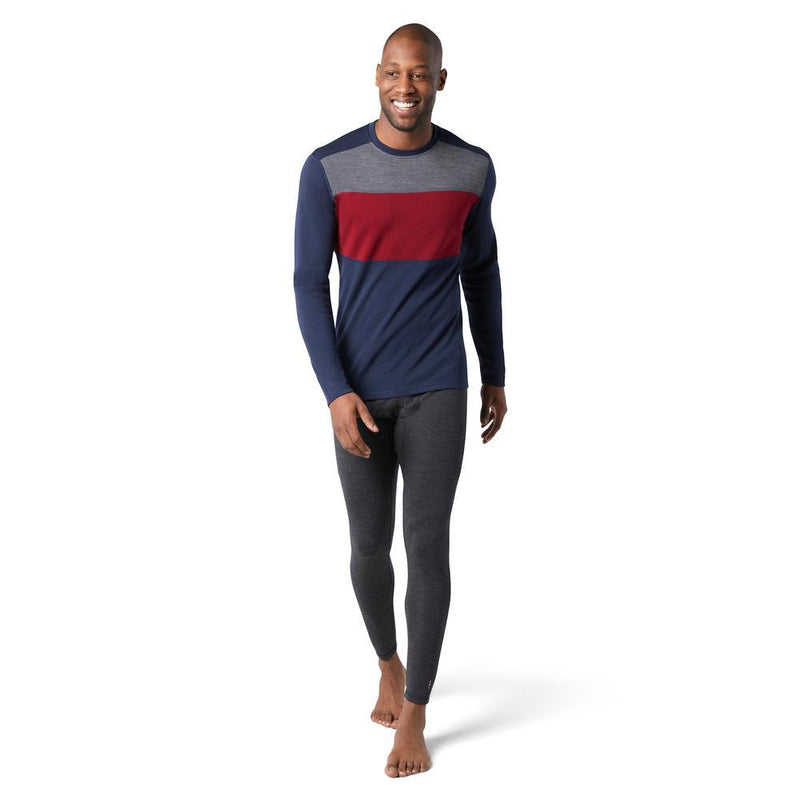 Smartwool Men's Classic Thermal Merino 250 Baselayer Color Block Crew