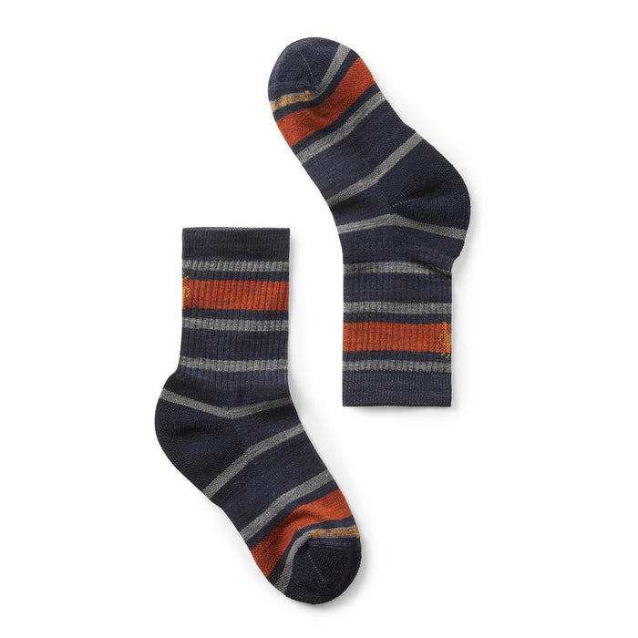 Smartwool Kids Hike Lite Cushion Striped Crew Socks