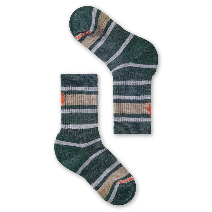 Smartwool Kids Hike Lite Cushion Striped Crew Socks