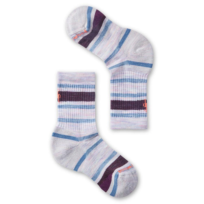 Smartwool Kids Hike Lite Cushion Striped Crew Socks