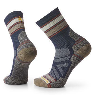 Smartwool Hike Light Cushion Striped Mid Crew Socks