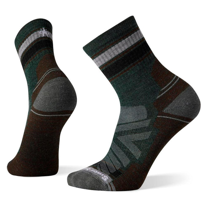 Smartwool Hike Light Cushion Striped Mid Crew Socks