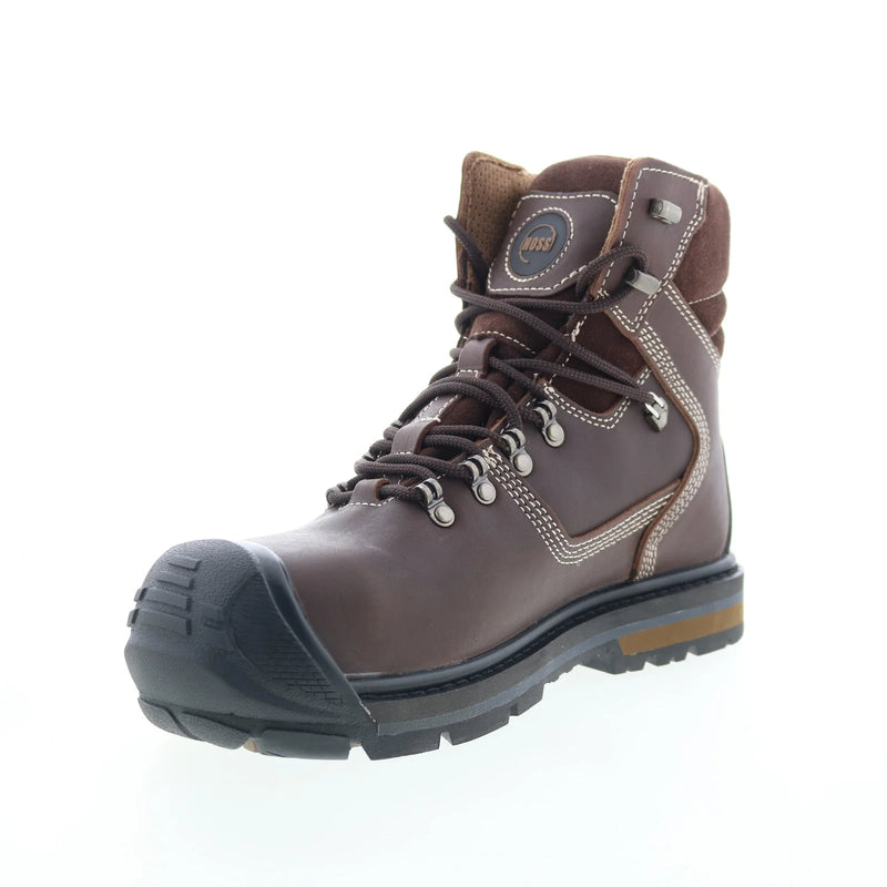 Men's Waterproof Hog Composite Toe Work Boots | Brown