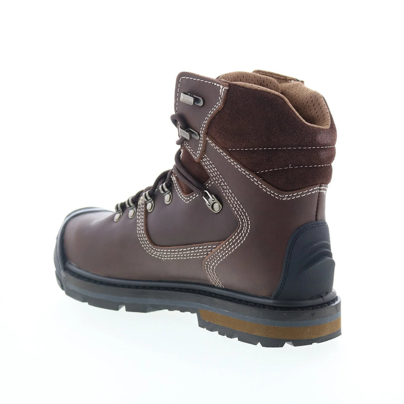 Men's Waterproof Hog Composite Toe Work Boots | Brown