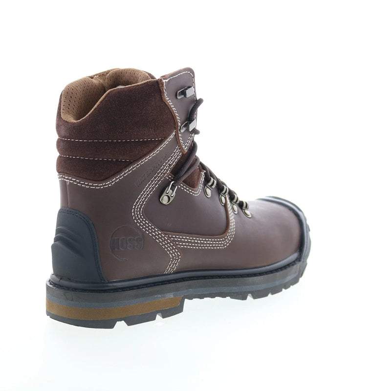 Men's Waterproof Hog Composite Toe Work Boots | Brown
