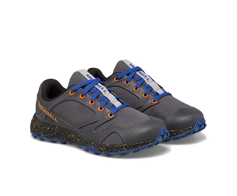 Merrell Big Kids Altalight Low Hiking Shoes in Grey and Orange