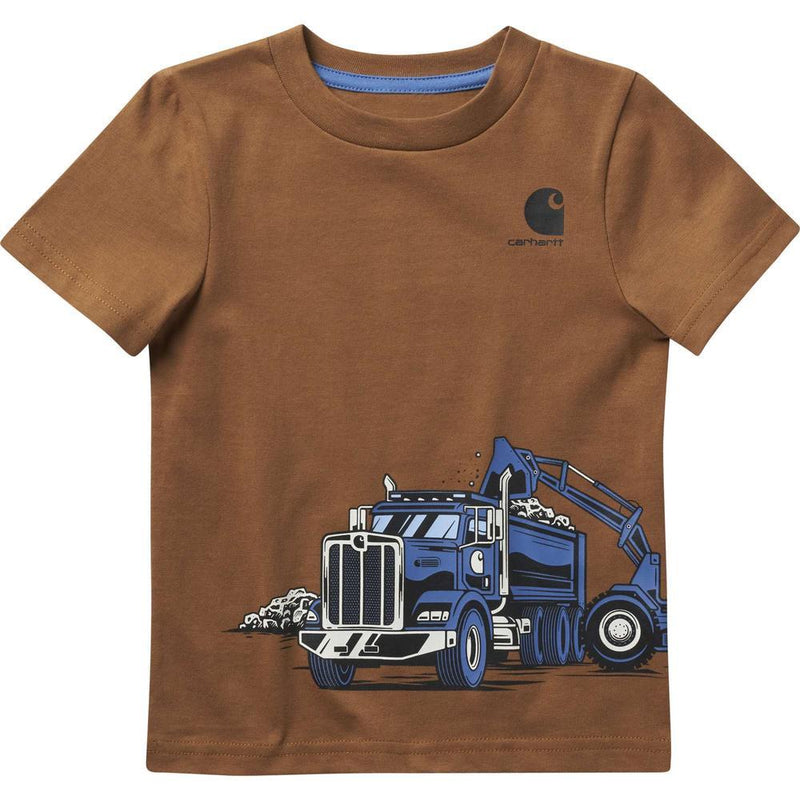 Carhartt Toddlers Short Sleeve Dump Truck Wrap Tee Shirt